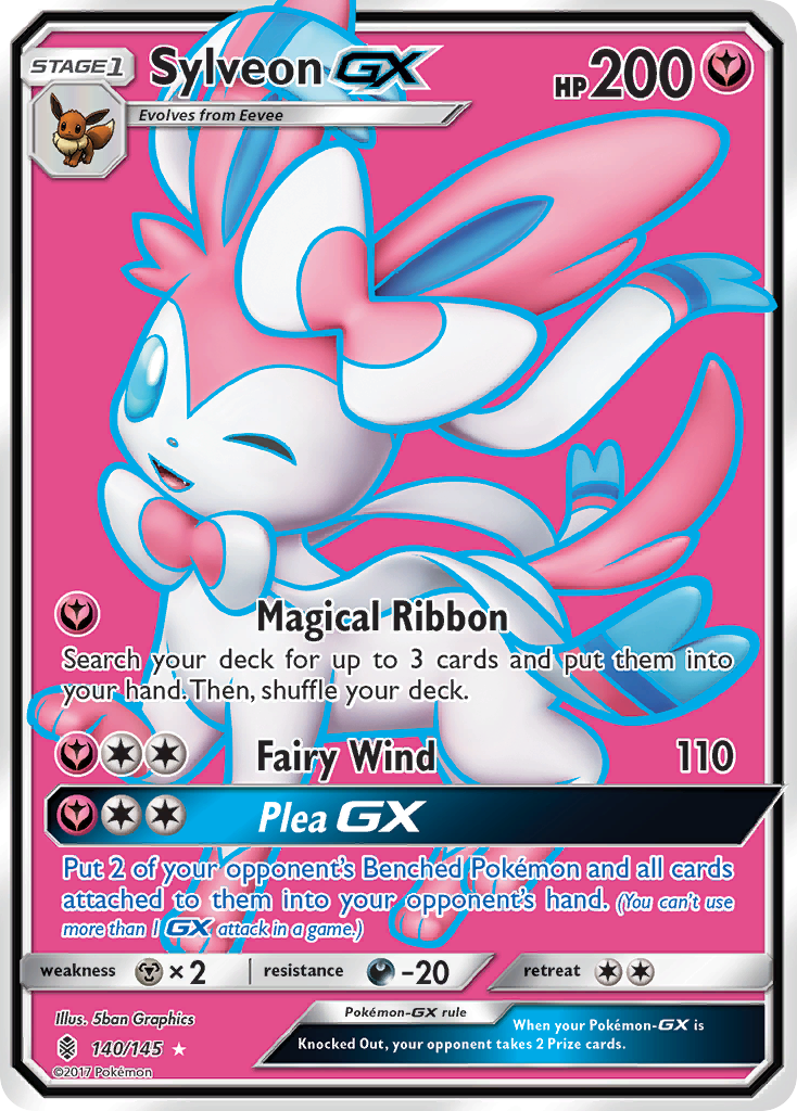 SYLVEON GX - 140/145 - GUARDIANS RISING