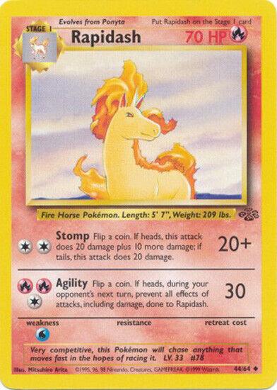 RAPIDASH - 44/64 - JUNGLE - LIGERAMENTE JUGADA
