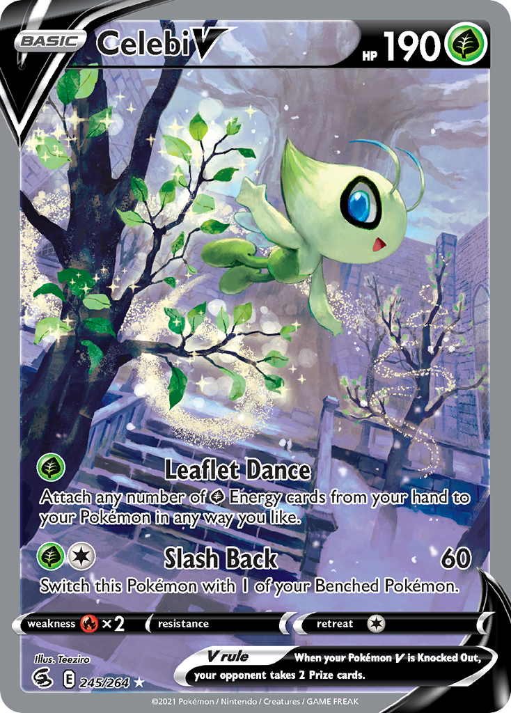 CELEBI V 245/364 - ALTERNATE ART - FUSION STRIKE
