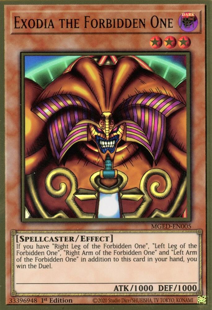 EXODIA THE FORBIDDEN ONE - MGED-EN005