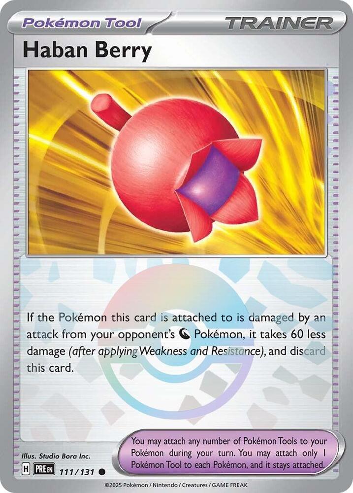 HABAN BERRY (POKE BALL) - 111/131 - PRISMATIC EVOLUTIONS