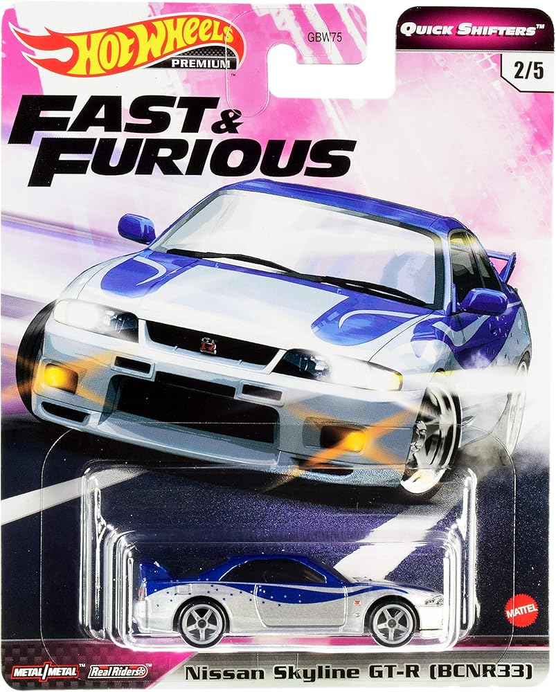 NISSAN SKYLINNE GT-R BCNR33 - HOT WHEELS PREMIUM