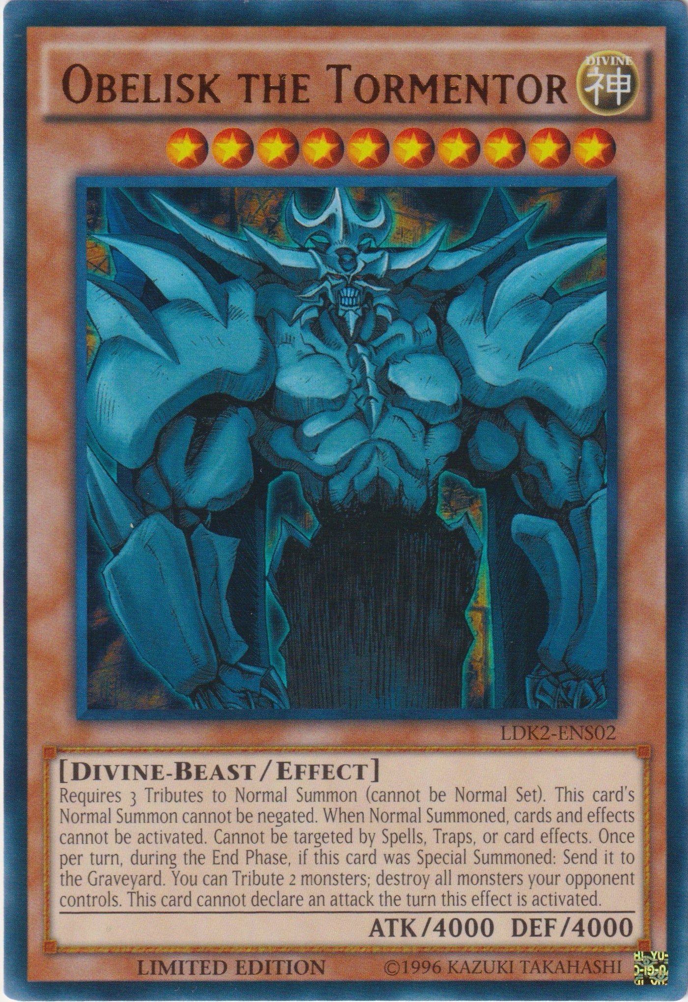 OBELISK THE TORMENTOR - LDK2-ENS02