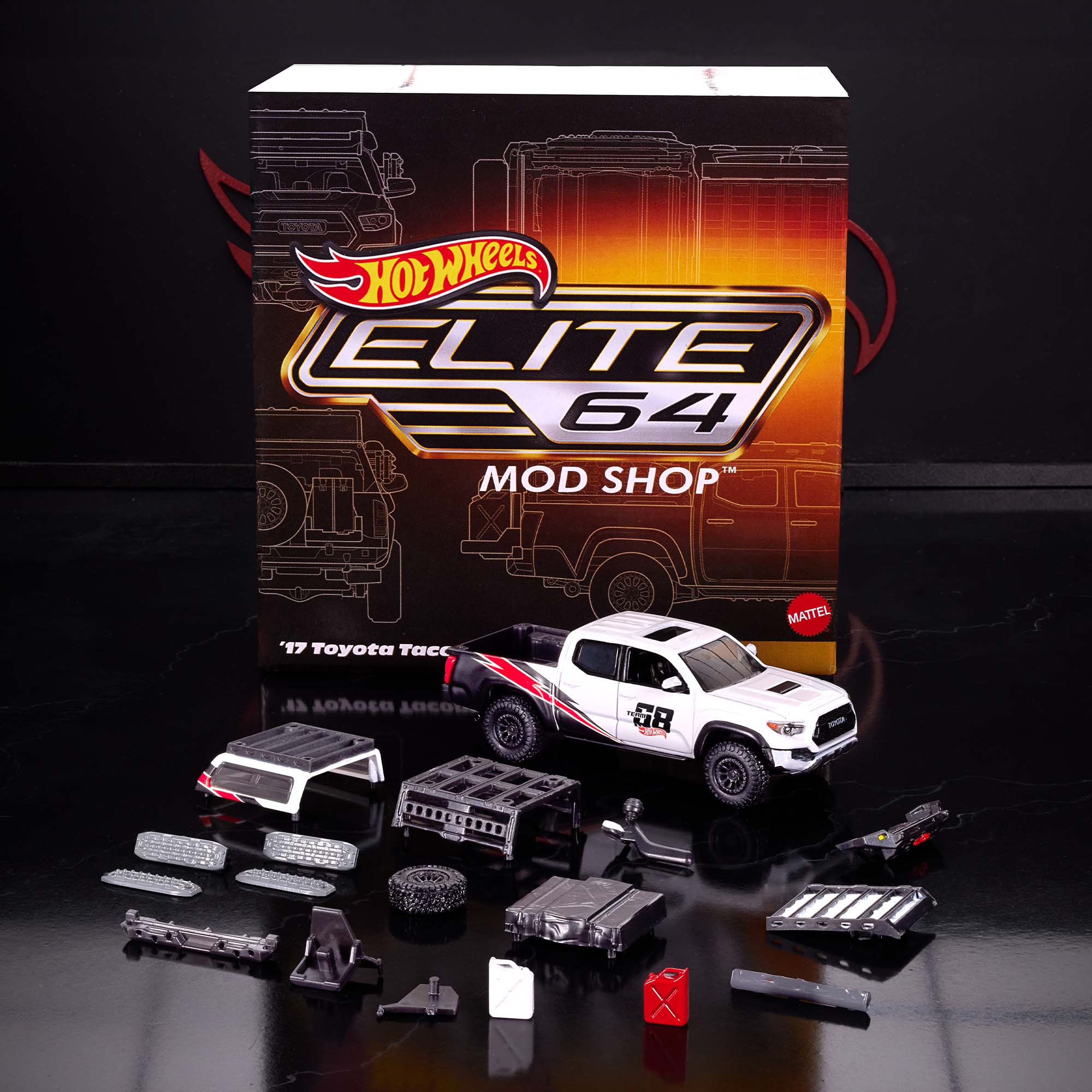 HOT WHEELS - ELITE 64 MOD SHOP - '17 TOYOTA TACOMA