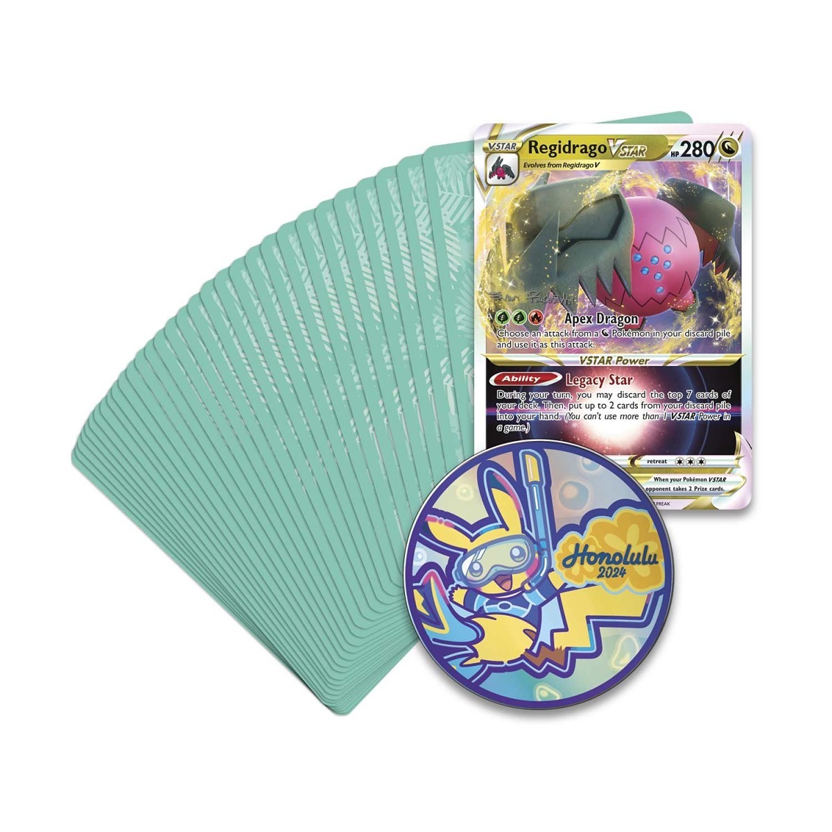 2024 POKÉMON WOLRD CHAMPIONSHIPS DECK - EVAN PAVELSKI, REGIDRAGO VSTAR