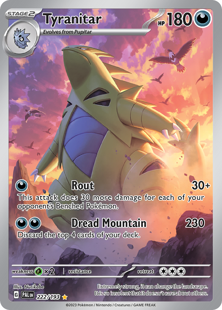 TYRANITAR - 222/193 - PALDEA EVOLVED