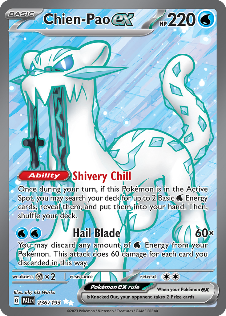 CHIEN PAO EX - 226/193 - PALDEA EVOLVED
