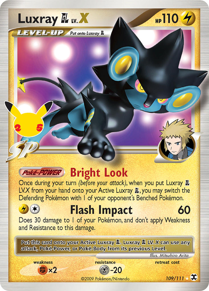 LUXRAY GL LV.X - 109/111 - CELEBRATIONS