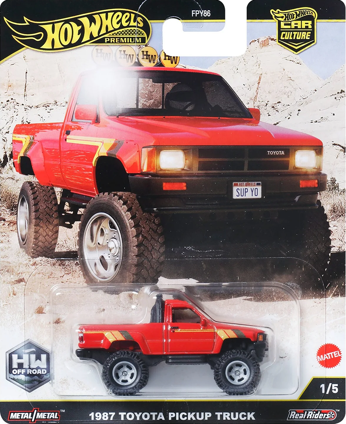1987 TOYOTA PICKUP TRUCK - HOT WHEELS PREMIUM