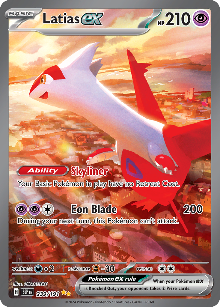LATIAS EX - 239/191 - SURGING SPARKS