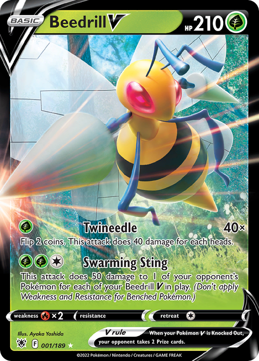 BEEDRILL V - 001/189 - ULTRA RARE