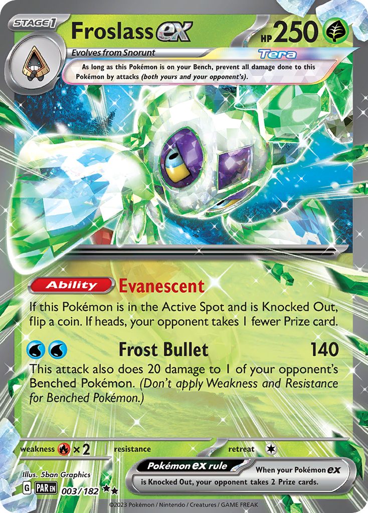 FROSLASS EX - 003/182 - ULTRA RARE