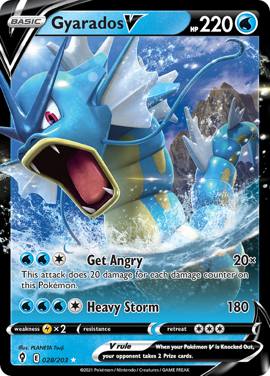 GYARADOS V - 028/203 - ULTRA RARE