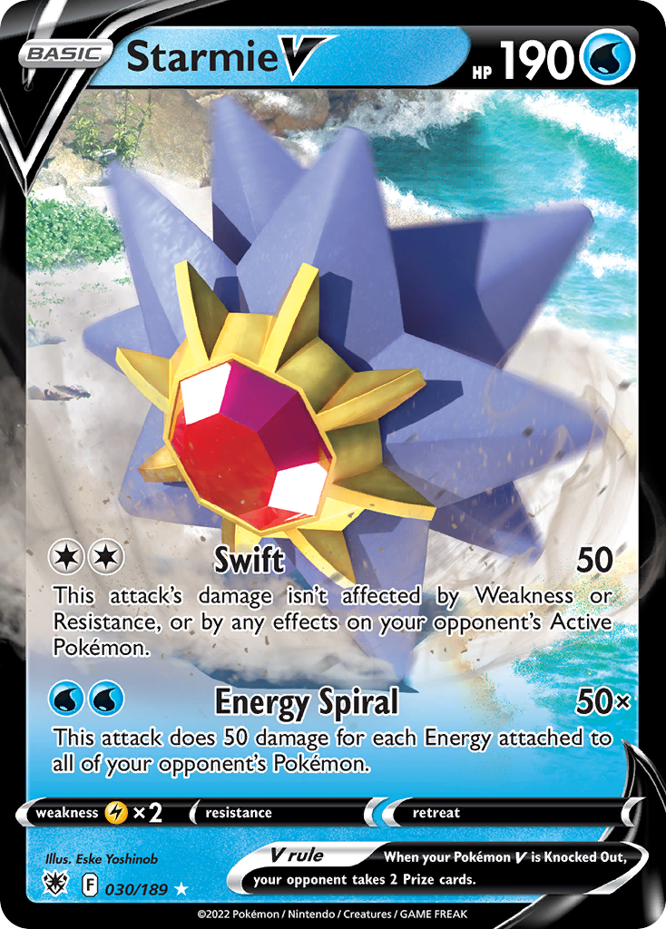 STARMIE V - 030/189 - ULTRA RARE