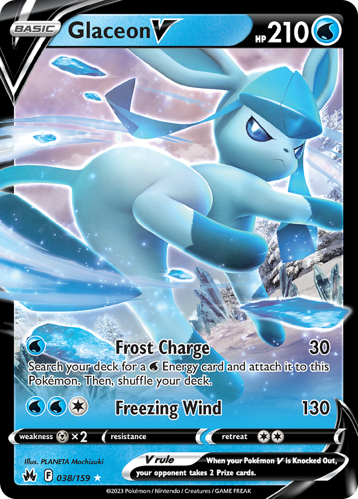 GLACEON V -038/159 - ULTRA RARE