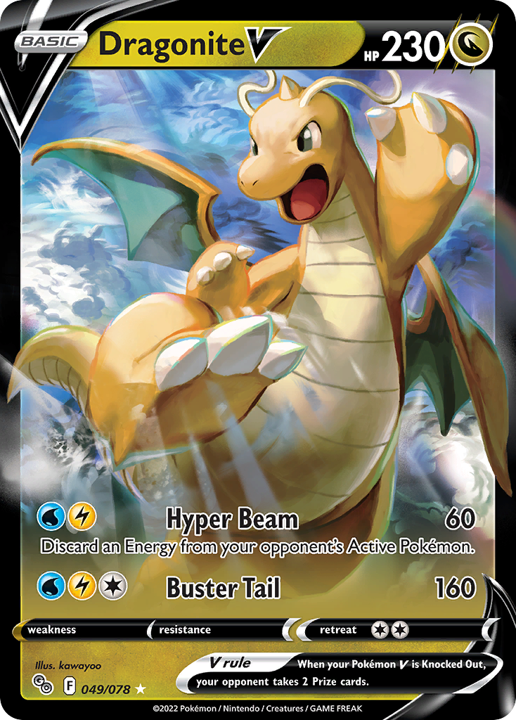 DRAGONITE V - 049/078 - ULTRA RARE