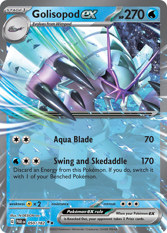 GOLISOPOD EX - 050/182 - ULTRA RARE