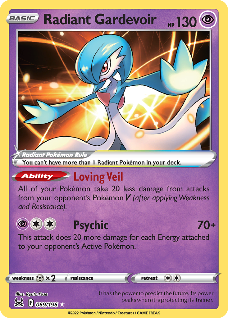 RADIANT GARDEVOIR - 069/196 - LOST ORIGIN