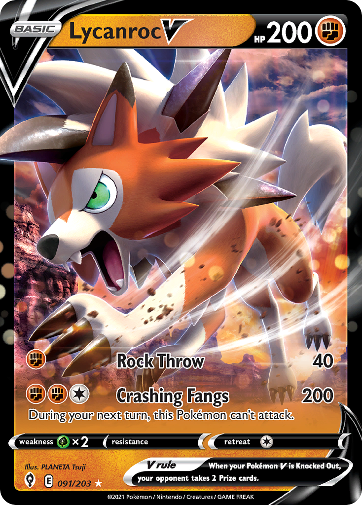 LYCANROC V - 091/203 - ULTRA RARE