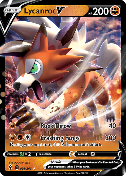 LYCANROC V - 091/203 - ULTRA RARE