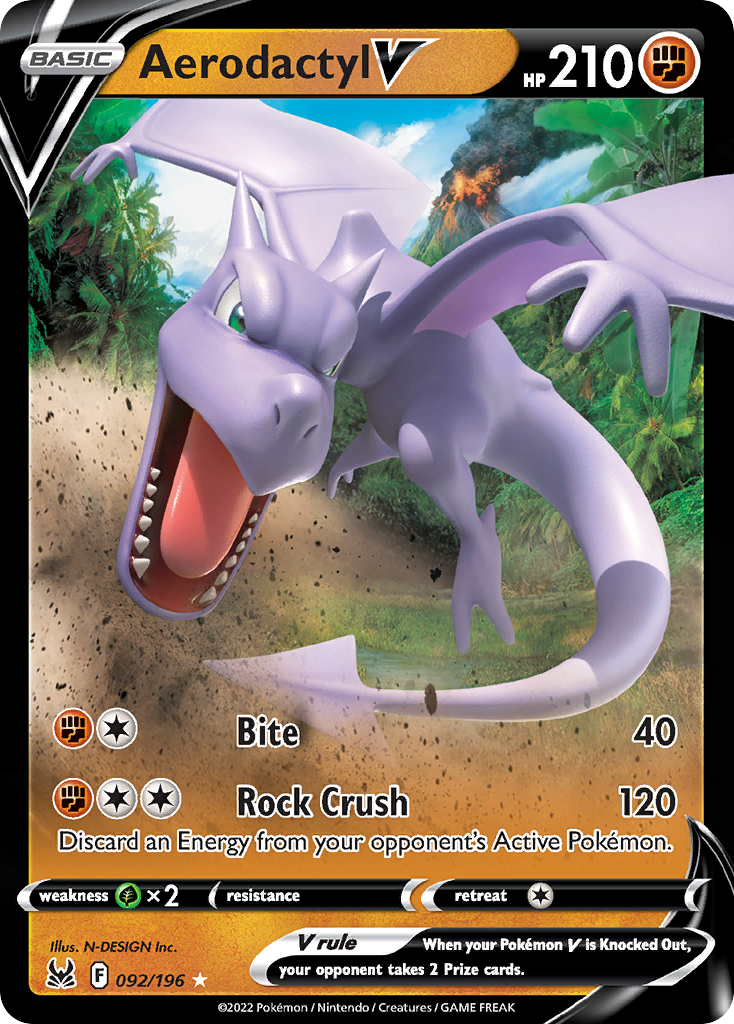 AERODACTYL V - 092/196 - ULTRA RARE