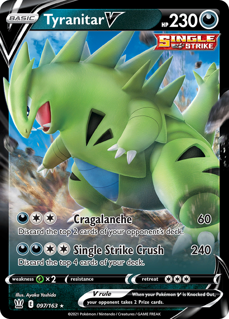 TYRANITAR V - 097/163 - ULTRA RARE