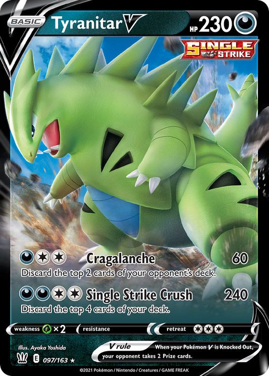 TYRANITAR V - 097/163 - ULTRA RARE