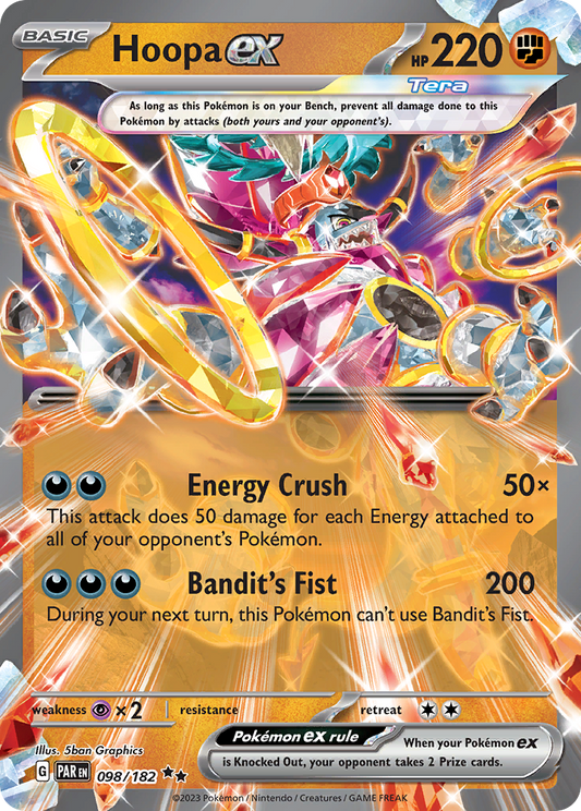 HOOPA EX - 098/182 - ULTRA RARE