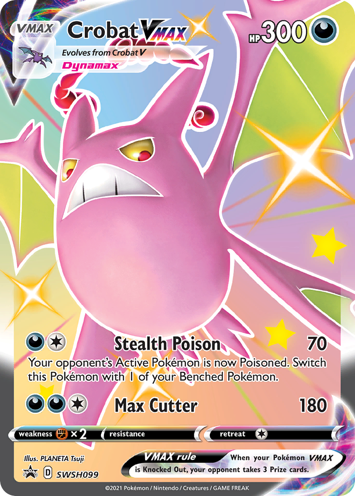 CROBAT VMAX - SWSH099 - OVERSIZED SHINY PROMO