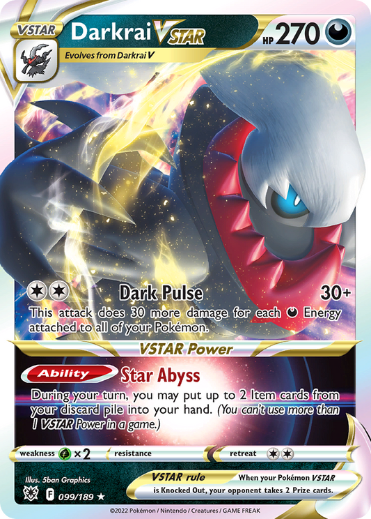 DARKRAI VSTAR - 099/189 - OVERSIZED PROMO