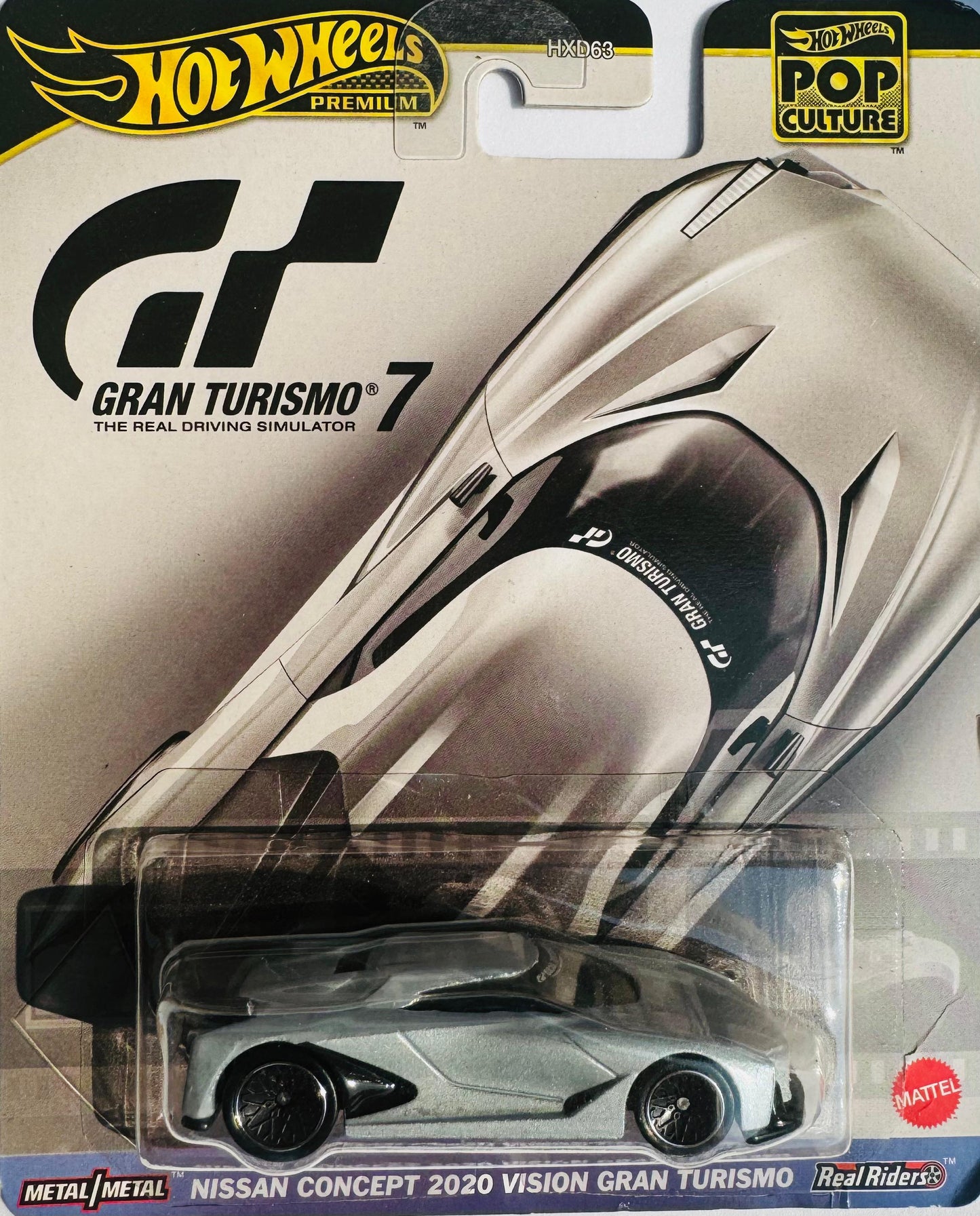 HOT WHEELS PREMIUM - POP CULTURE - NISSAN CONCEPT 2020 VISION GRAN TURISMO - METAL/METAL - REAL RIDERS