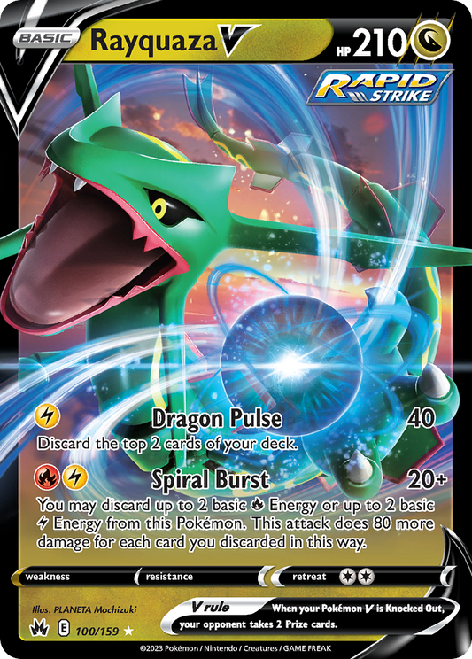 RAYQUAZA V - 100/159 - ULTRA RARE