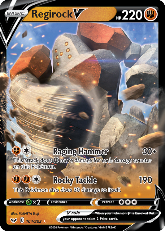 REGIROCK V - 104/202 - ULTRA RARE