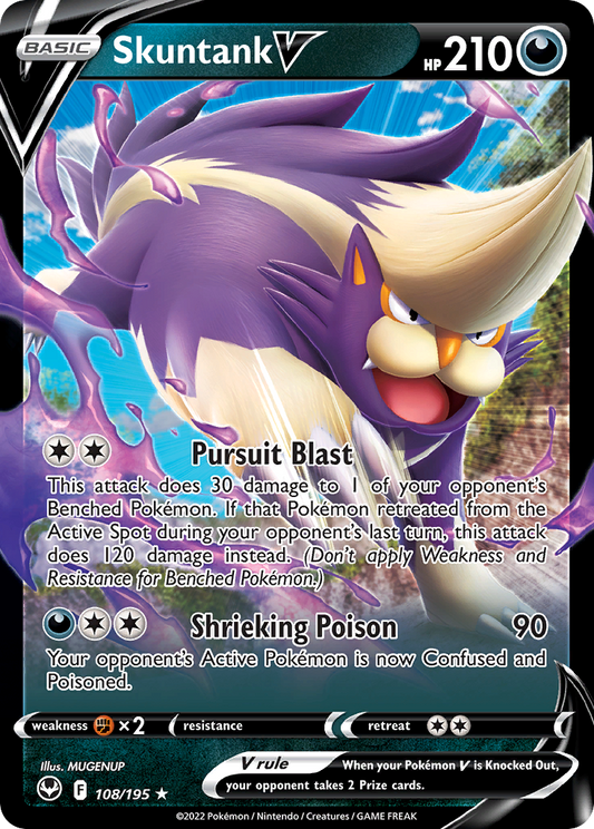 SKUNTANK V - 108/195 - ULTRA RARE