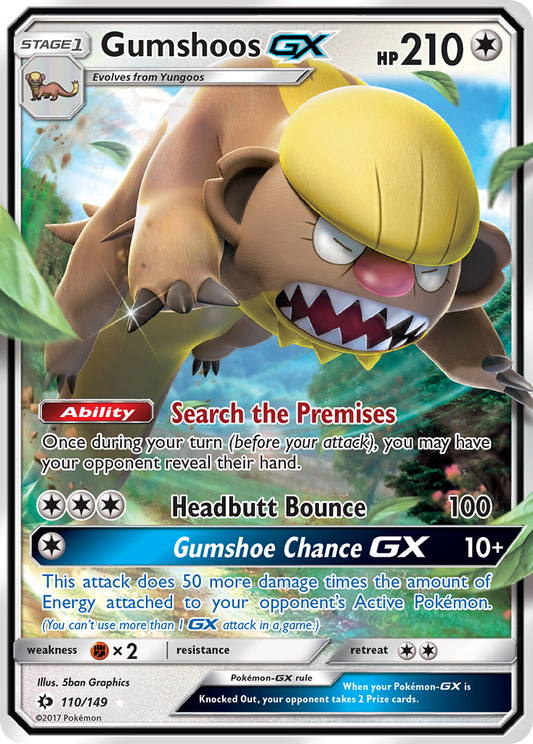 GUMSHOOS GX - 110/149 - ULTRA RARE