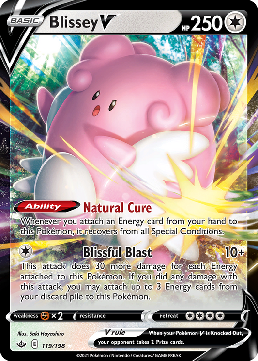 BLISSEY V - 119/198 - ULTRA RARE