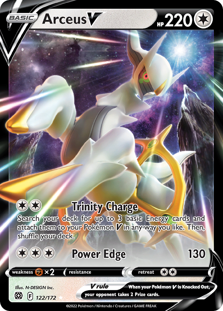 ARCEUS V - 122/172 - ULTRA RARE