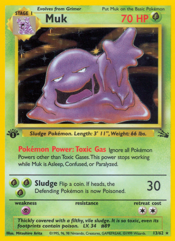 MUK - 13/62 - HOLO 1ST EDITION