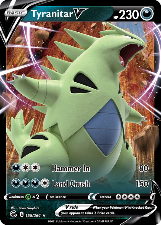 TYRANITAR V - 158/264 - ULTRA RARE