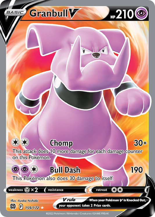 GRANBULL V - 159/172 - FULL ART ULTRA RARE