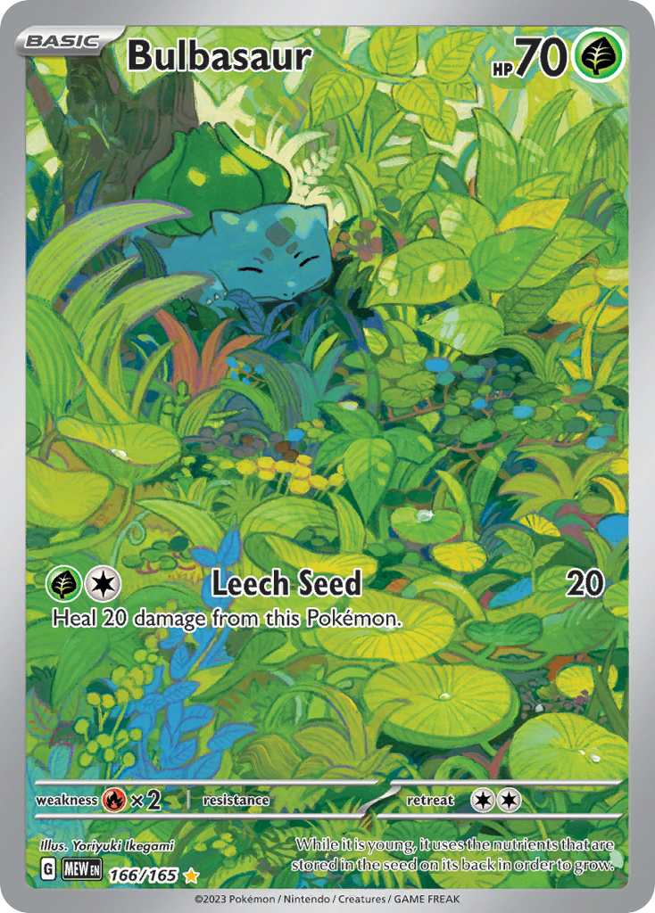 BULBASAUR  - 166/165 - MEW 151