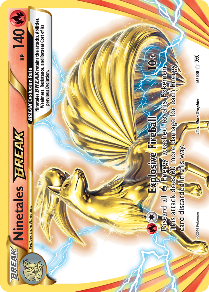 NINETALES BREAK - 16/108 - EVOLUTIONS