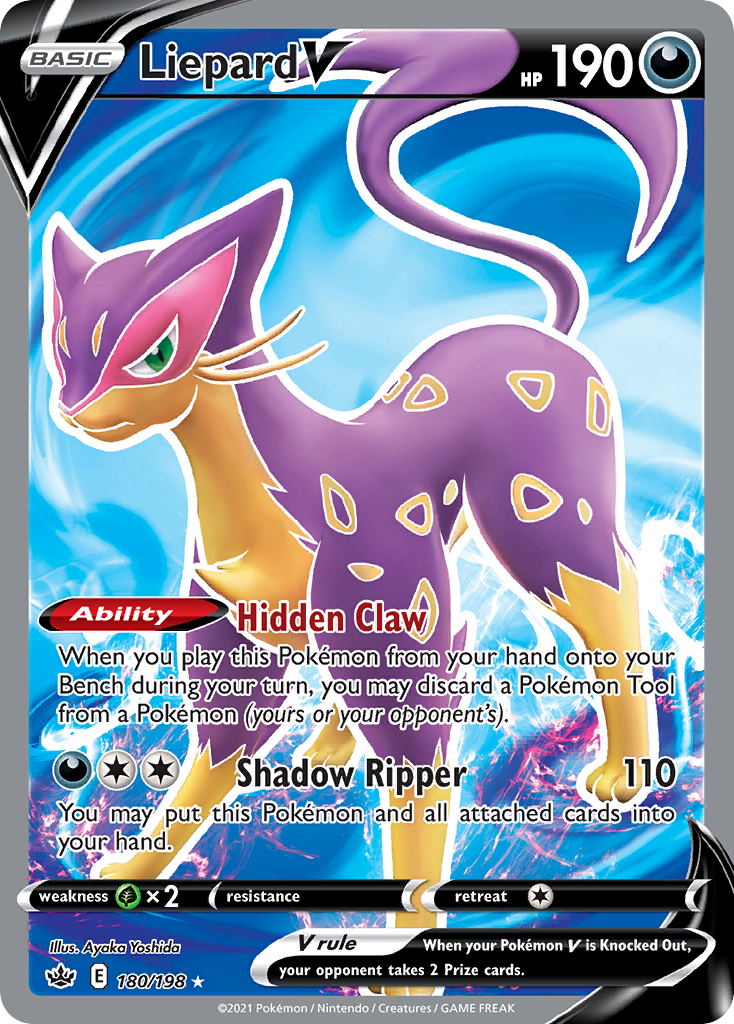 LIEPARD V - 180/198 - FULL ART ULTRA RARE