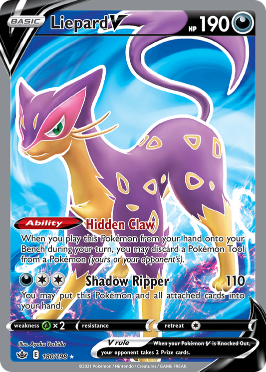 LIEPARD V - 180/198 - FULL ART ULTRA RARE