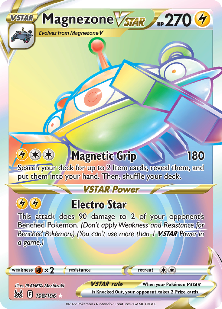 MAGNEZONE VSTAR (SECRET) - 198/196 - LOST ORIGIN