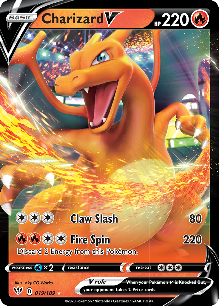 CHARIZARD V - 019/189 - ULTRA RARE