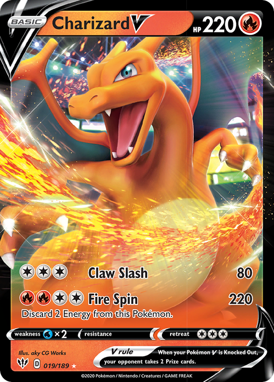 CHARIZARD V - 019/189 - ULTRA RARE