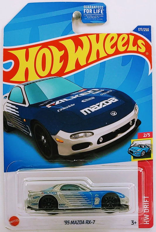 HOT WHEELS 2022 - 1 77/250 - HW DRIFT 2/5 - '95 MAZDA RX-7