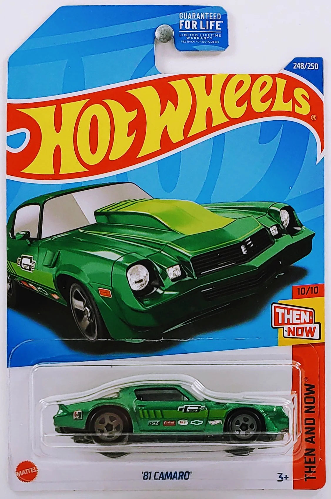 HOT WHEELS 2022 - 248/250 - THEN AND NOW 10/20 - '81 CAMARO