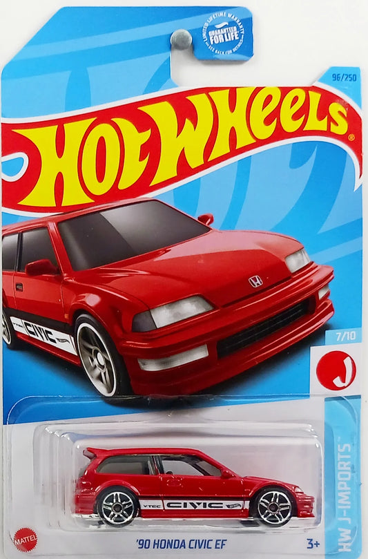 HOT WHEELS 2023 - 096/250 - HW J-IMPORTS 07/10 - '90 HONDA CIVIC EF